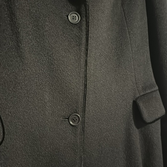 Vintage Camalgori black 100% cashmere long coat size 42 (US size 12/L) - Picture 3 of 13